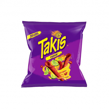 Takis Fuego Hot Chili Pepper & Lime Tortilla Chips 28 Gr.