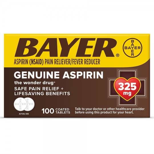 Bayer Aspirin 100 tabs 325 mg by Bayer