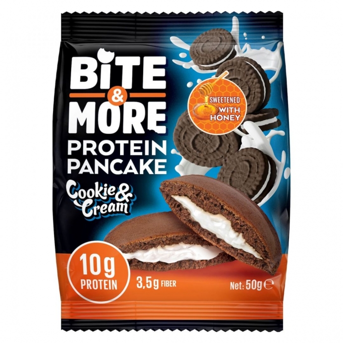 Bite & More Cookie & Cream Protein Pancake 50g
