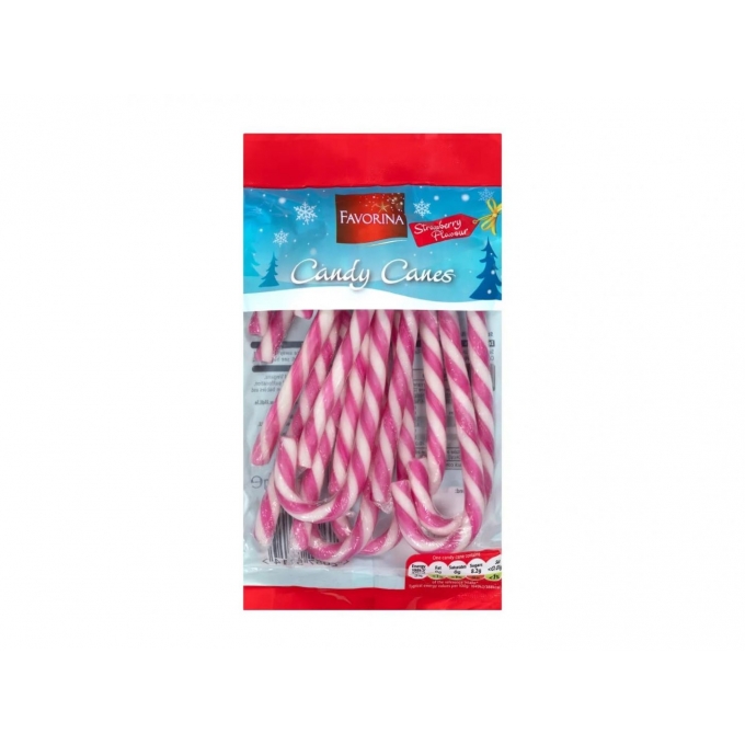 Favorina Çilek Aromalı Baston Şeker 144g