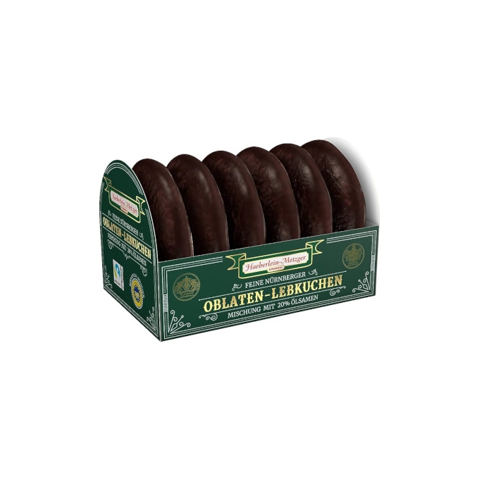 Haeberlein Metzger Feine Nürnberger Oblaten Lebkuchen 200g