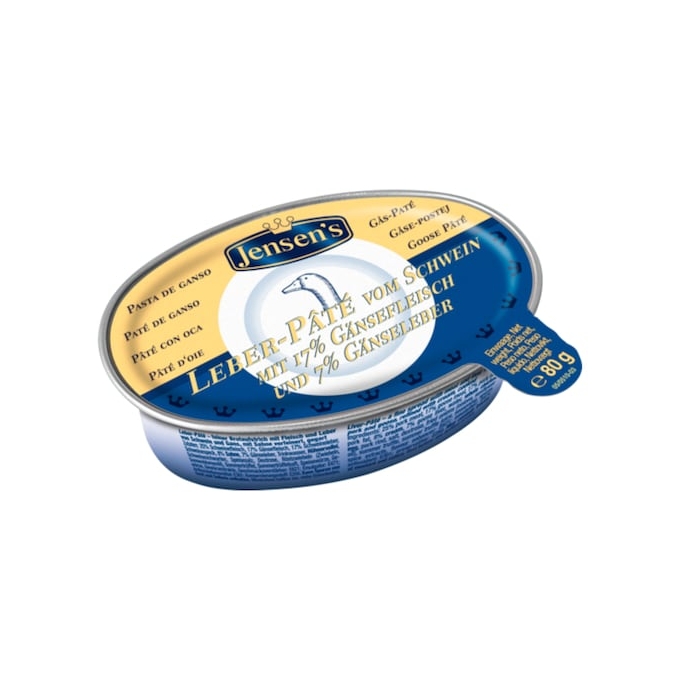 Jensen's Kaz Etli ve Kaz Ciğerli Domuz Ciğeri Ezmesi 80g