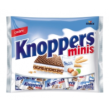 Knoppers Minis Gofret 200 Gr.