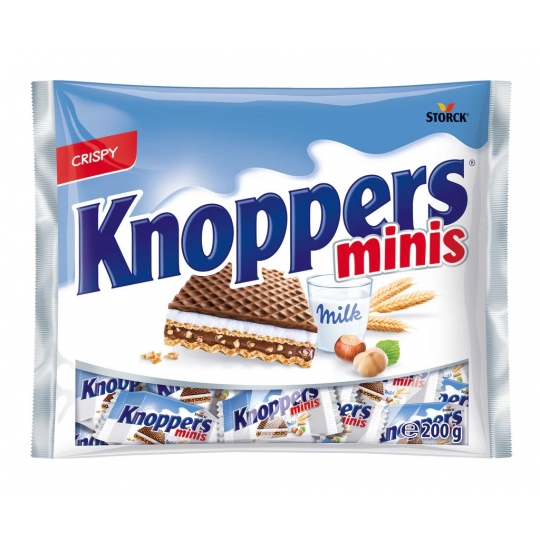 Knoppers Minis Gofret 200 Gr.