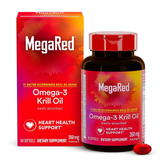 MegaRed Superior Omega-3 Krill Oil  60 tablet 350 mg