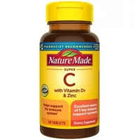 Nature Made Super C with Vitamin D3 & Zinc 60 Tablets