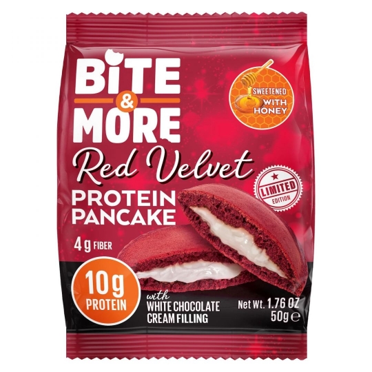 Bite & More Red Velvet Protein Pancake 50g