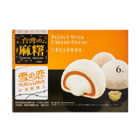 Yuki & Love Taiwan Mochi - Peanut with Creamy Filling 210g