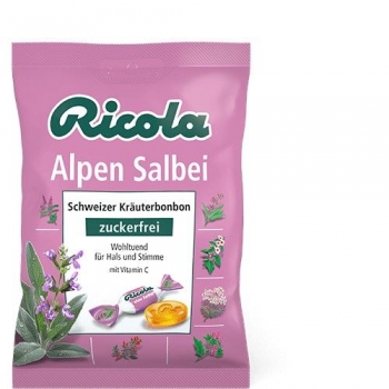 Ricola Alpen Salbei - Adaçayı Özlü Bitkisel Şeker 75g