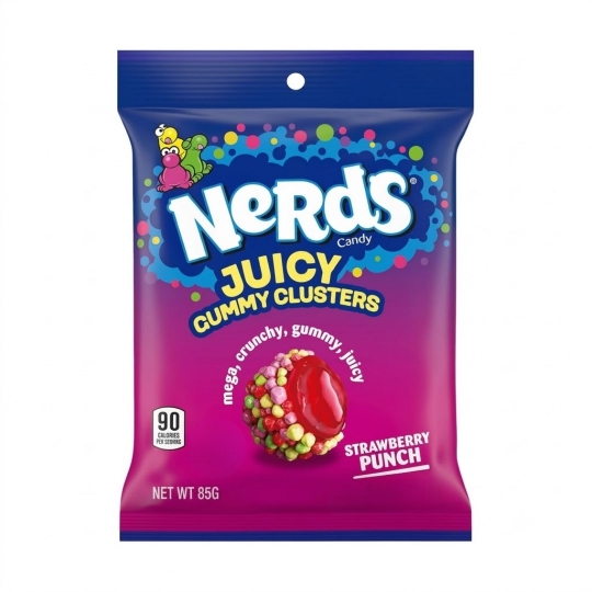 Nerds Juicy Gummy Clusters Strawberry Punch 85g