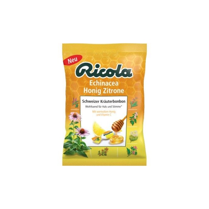 Ricola Echinacea Honig Zitrone Bonbon  Şeker 75 gr