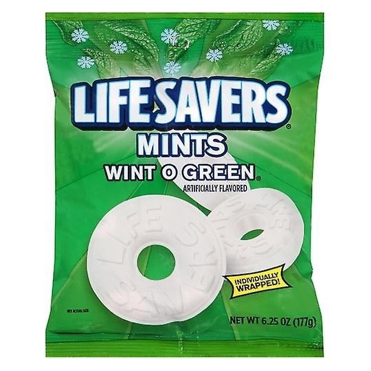 Life Savers Wint O Green Mints Candy Naneli Şeker 177g