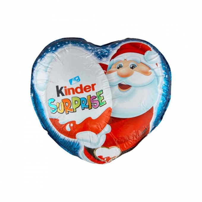 Kinder Surprise Heart Shaped Christmas Chocolate 53g