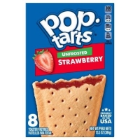 Pop Tarts Unfrosted Strawberry 384 Gr
