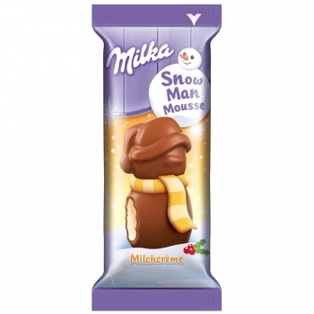 Milka Snow Man Mousse Kardan Adam Mousse Çikolata 30g
