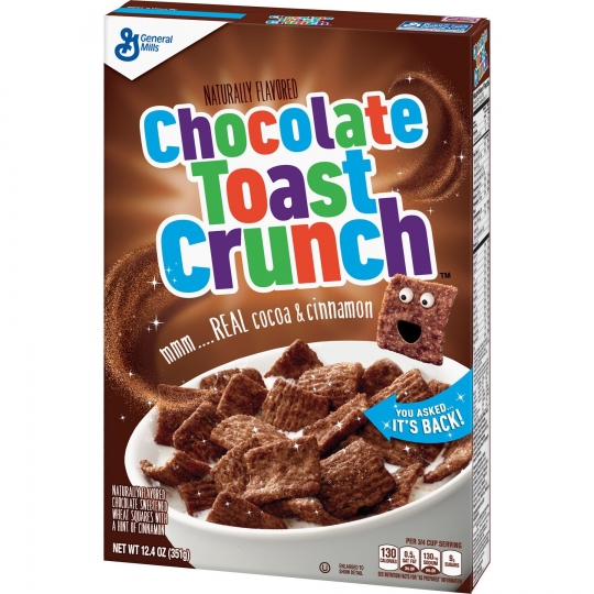 General Mills CHOCOLATE TOAST CRUNCH CEREAL (NET 351G)