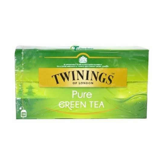 Twinings Pure Green Tea 25 adet sallama poset cay 50g