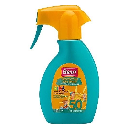 Benri Yüksek Korumalı Çocuk Güneş Spreyi 50 Spf 200 ml