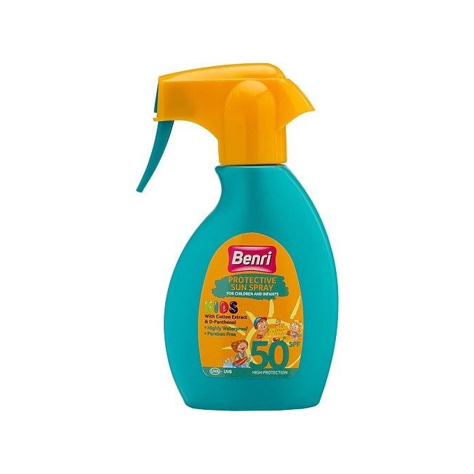 Benri Yüksek Korumalı Çocuk Güneş Spreyi 50 Spf 200 ml
