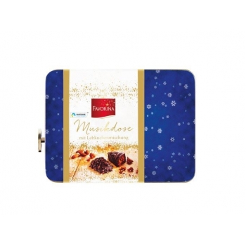 Favorina Musical Gingerbread Tin 200gr