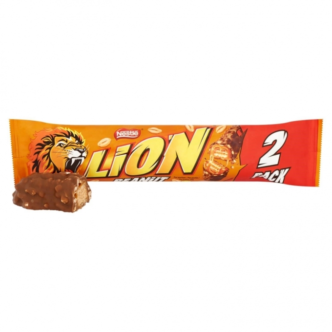 Nestle Lion Peanut Bar Yer Fıstıklı Bar Çikolata (2x30g) 60g