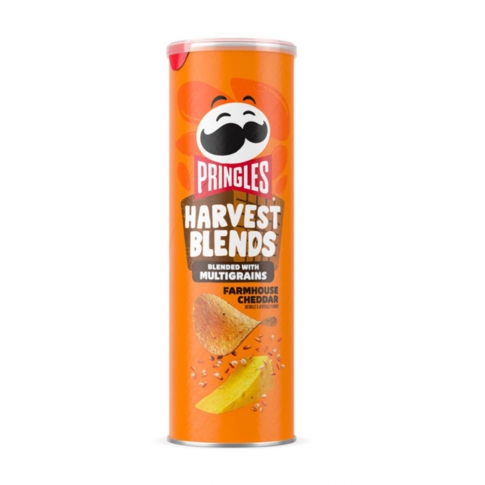 Pringles Harvest Blends Farmhouse Cheddar 158g