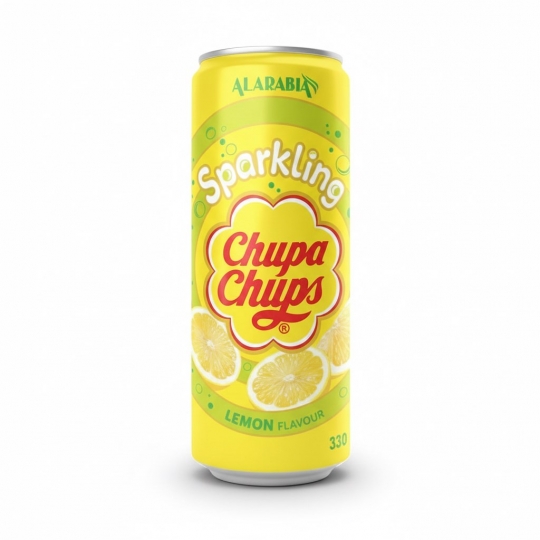 Chupa Chups Lemon Flavoured Sparkling Drink 330ml