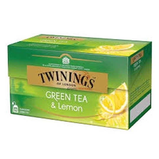 Twinings Green Tea & Lemon 25 Bardak
