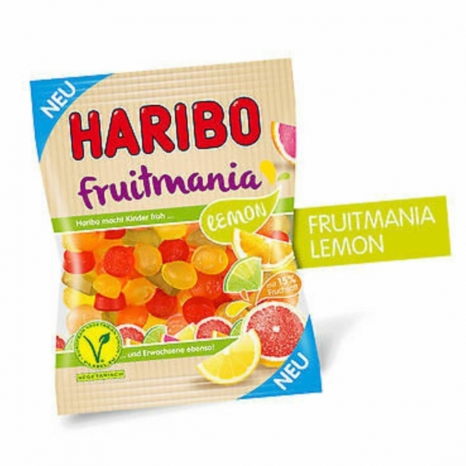 haribo fruitmania lemon 175g