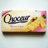 Choceur Weisse Crisp 200 Gr - Fındıklı Beyaz Çikolata