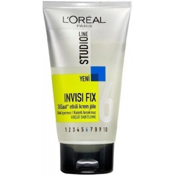 Loreal Paris Studio Line Invisifix 6 Numara Eriyen Tüp Jöle 150 ml