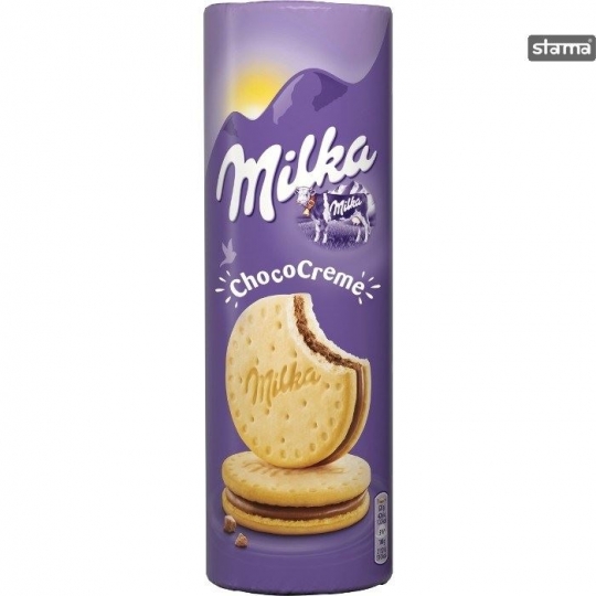 Milka Choco Creme Sütlü Çikolatalı ve Kakao Kreması Dolgulu Bisküvi 260 gr