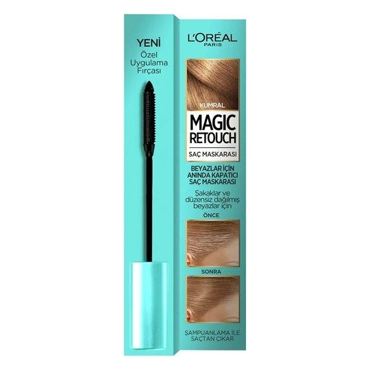 Loreal Magic Retouch Beyaz Kapatıcı Saç Maskarası  Kumral