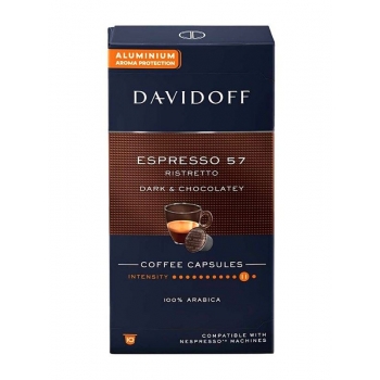 Davidoff Espresso 57 Ristretto Dark & Chocolatey 10'lu Kapsül Kahve