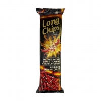 Long Chips Mashed Potato Snack Flaming Chili Flavoured 75g