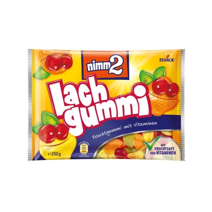 Nimm2 Lach Gummi 250gr  Turuncu Meyveler Dolgulu Şekerleme