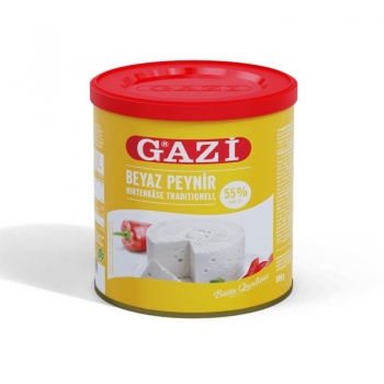 Gazi Beyaz Peynir % 55 Yağlı - Net Ağırlık 500g Brüt Ağırlık 750g