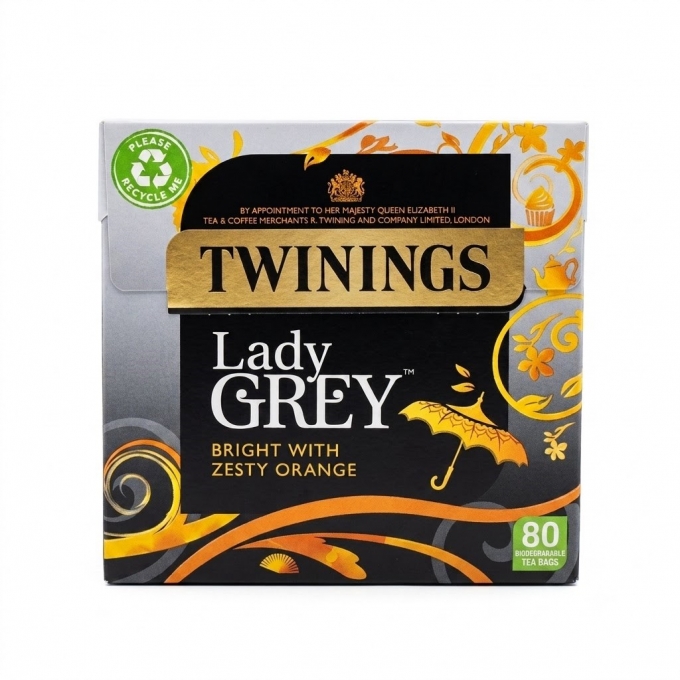 Twinings Lady Grey 80 Tea Bags 200g
