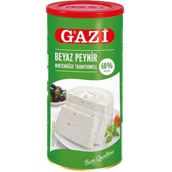 Gazi Beyaz Peynir % 60 Yağlı Net Ağırlık 800 gr Brüt Ağırlık 1500 gr