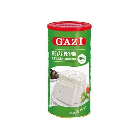 Gazi Beyaz Peynir % 60 Yağlı Net Ağırlık 800 gr Brüt Ağırlık 1500 gr