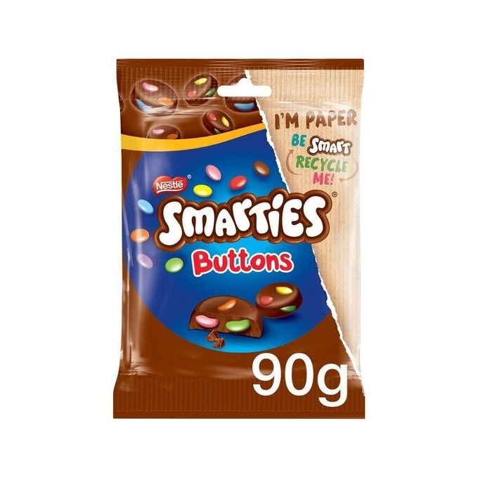 Nestle Smarties Buttons Milk Chocolate 90G