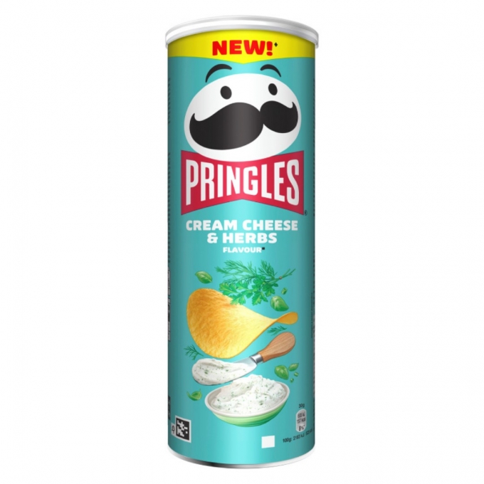 Pringles Cream Cheese & Herbs 165g