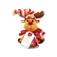 Favorina Merry Christmas Peluş Geyik Çikolata Hediyeli