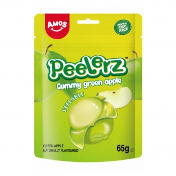 Amos Peelerz Gummy Green Apple 65g