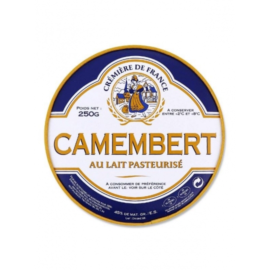 Camembert Au Lait Pasteurise 250 g