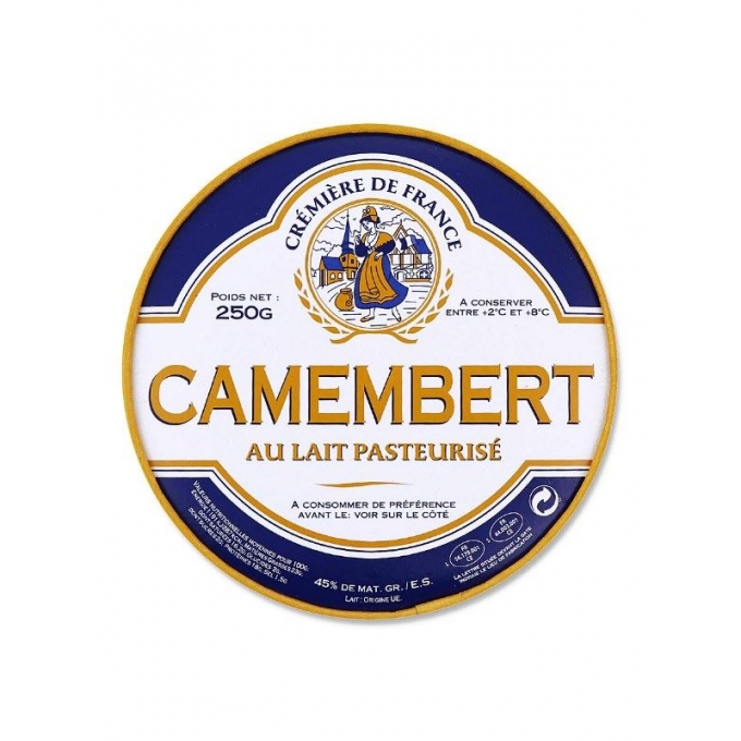 Camembert Au Lait Pasteurise 250 g