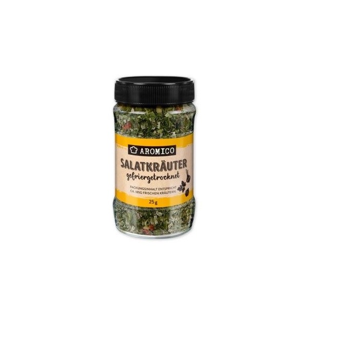 Aromico Salatkrauter Dondurularak kurutulmuş Salata otları 25g
