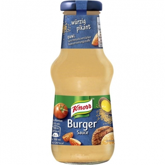 Knorr Würzige Burger Sauce 250ml | Kısmet Şarküteri