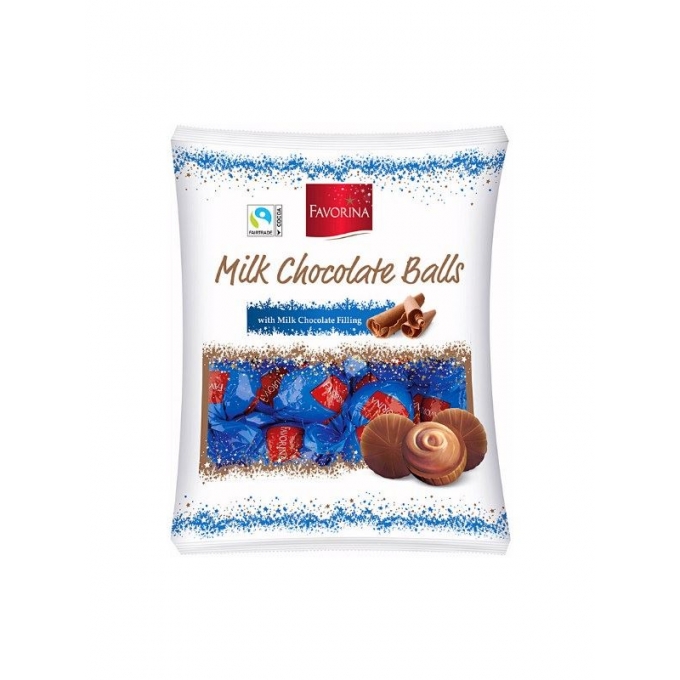 Favorina Chocolate Balls Crispy Milky Filling 200 g