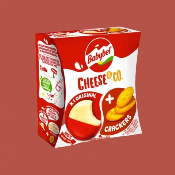 Babybel σνακ cheese & crackers (40g)